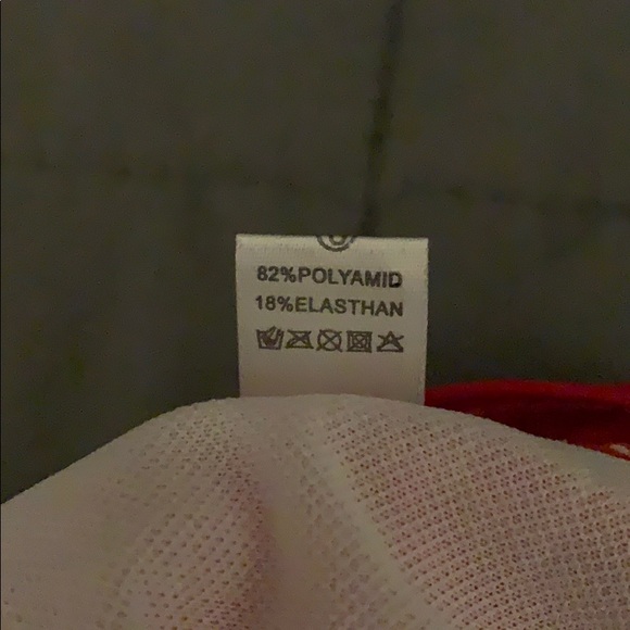 Champagne Problems Red Bathing Suit - Picture 4 of 5